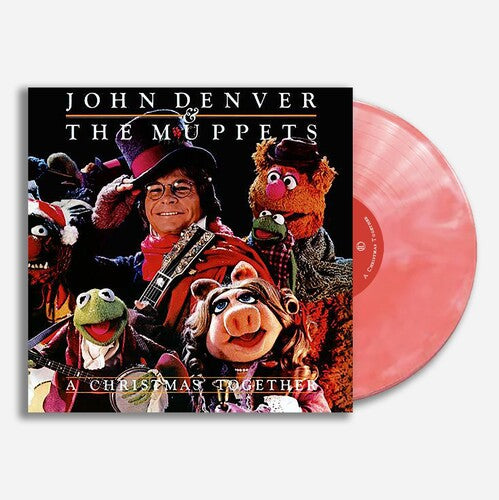 JOHN DENVER & THE MUPPETS 'A CHRISTMAS TOGETHER' LP (Candy Cane Swirl Vinyl)