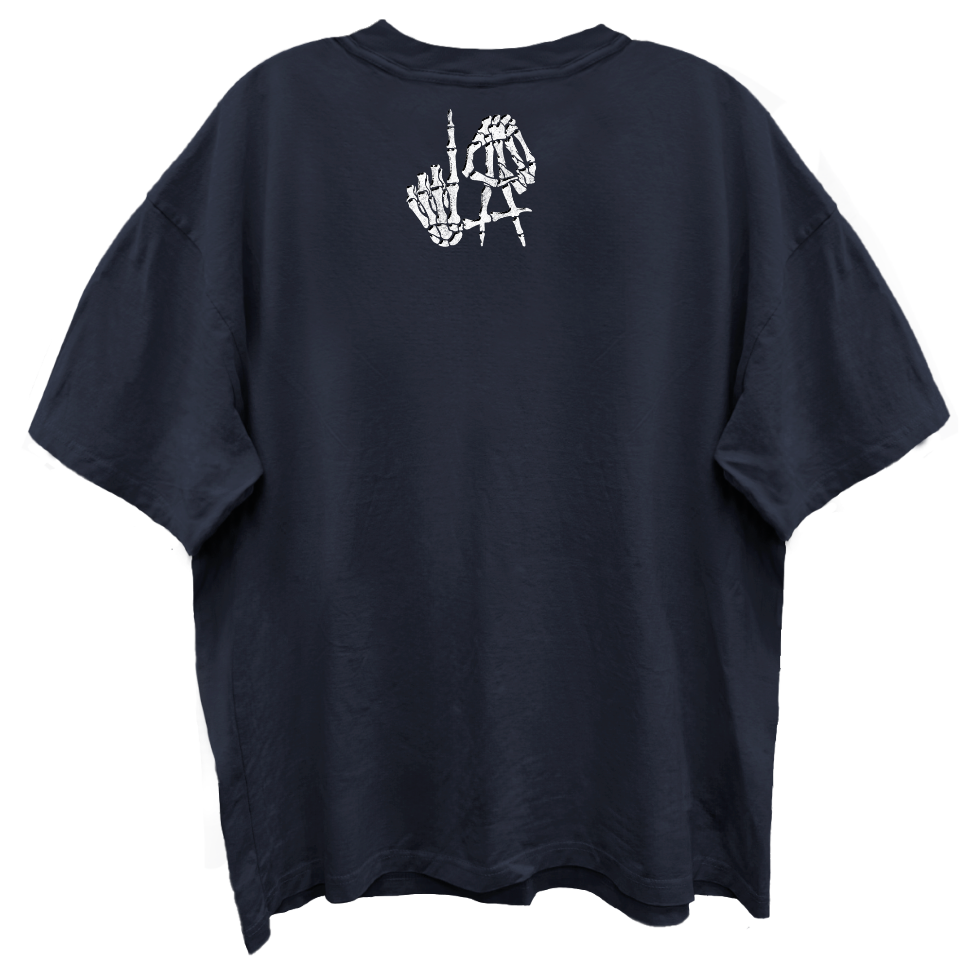 DEATH ROW RECORDS LA HANDS NAVY T-SHIRT/GIANT VINTAGE