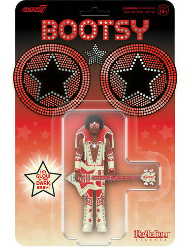 BOOTSY COLLINS REACTION FIGURE WAVE 3 (Glow In Dark)