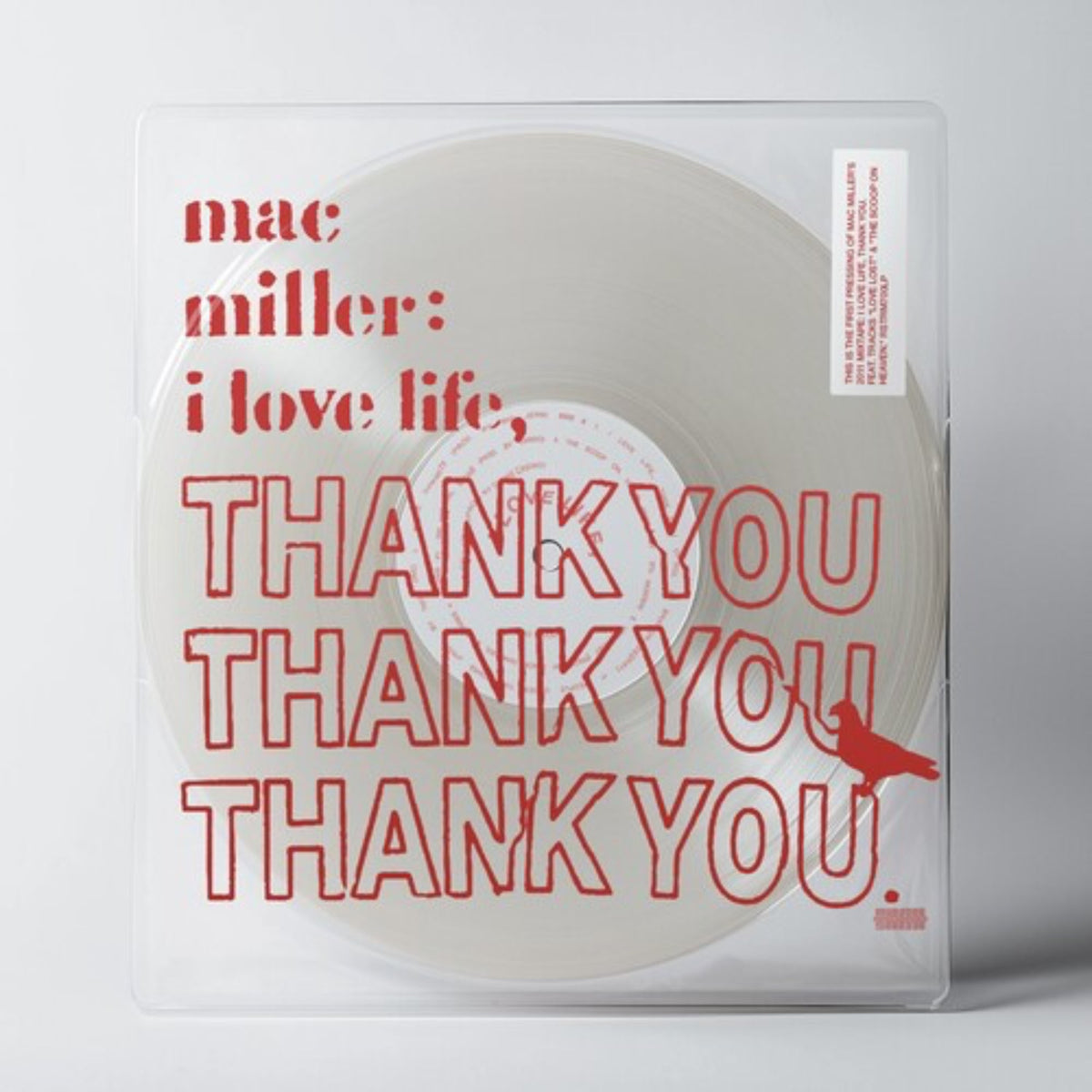MAC MILLER 'I LOVE LIFE, THANK YOU' LP (Clear Vinyl)