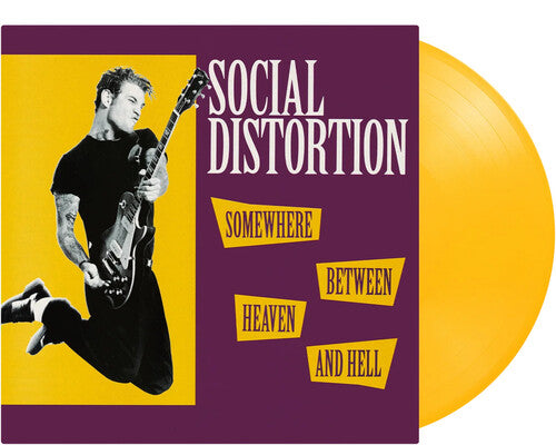 SOCIAL DISTORTION 'SOMEWHERE BETWEEN HEAVEN AND HELL' LP (Import, Yell