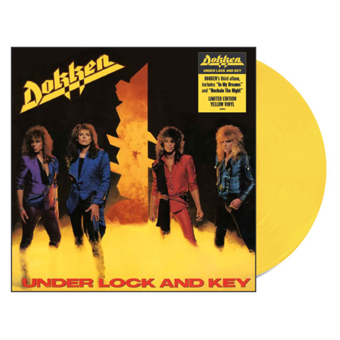 DOKKEN 'UNDER LOCK AND KEY' LP (Canary Yellow Vinyl) DOKKEN 'UNDER LOCK AND KEY' LP (Canary Yellow Vinyl)