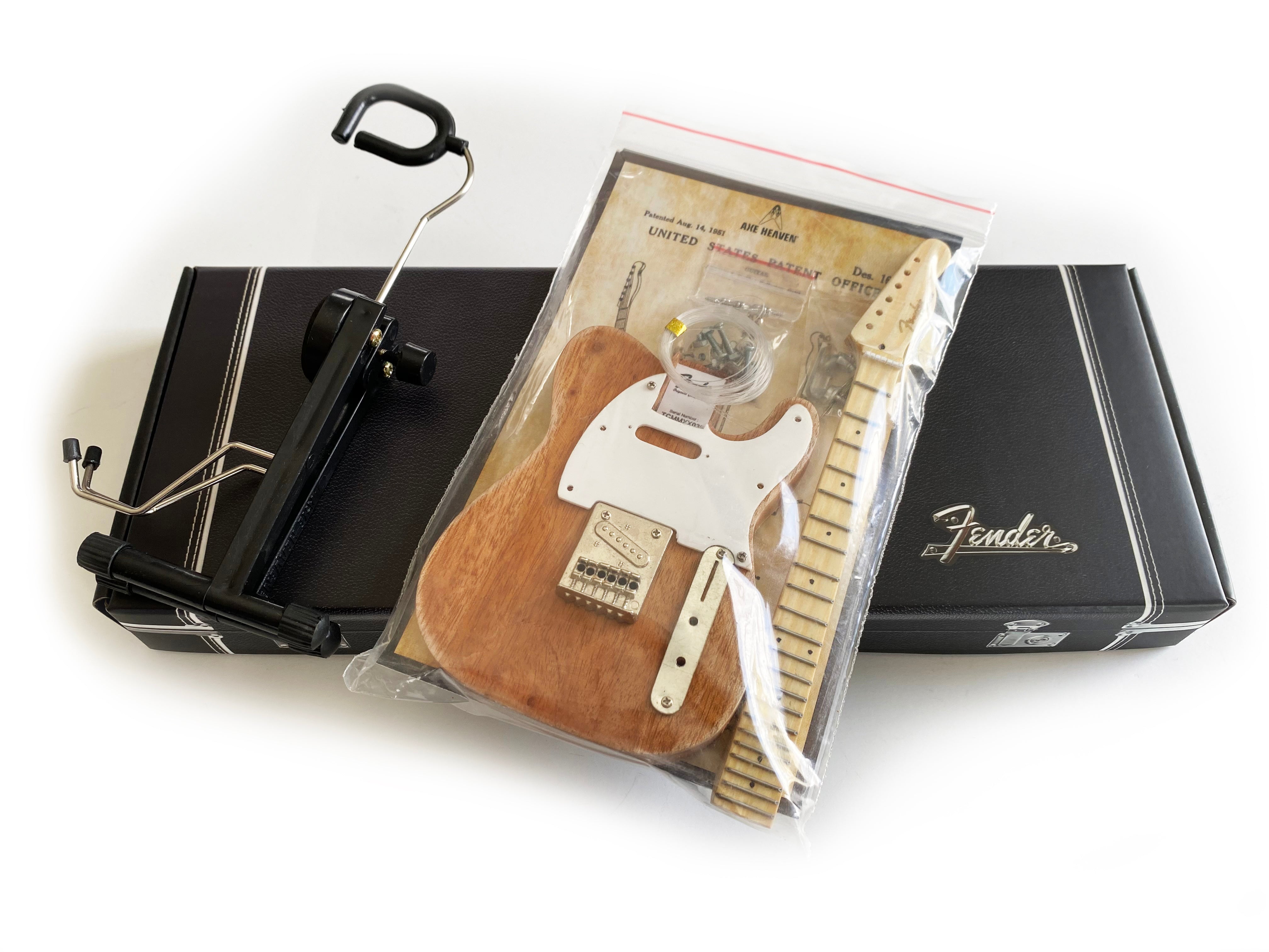 MINIATURE GUITAR MODEL KIT - FENDER™ TELECASTER™ - BUILD YOUR OWN - OFFICIALLY LICENSED