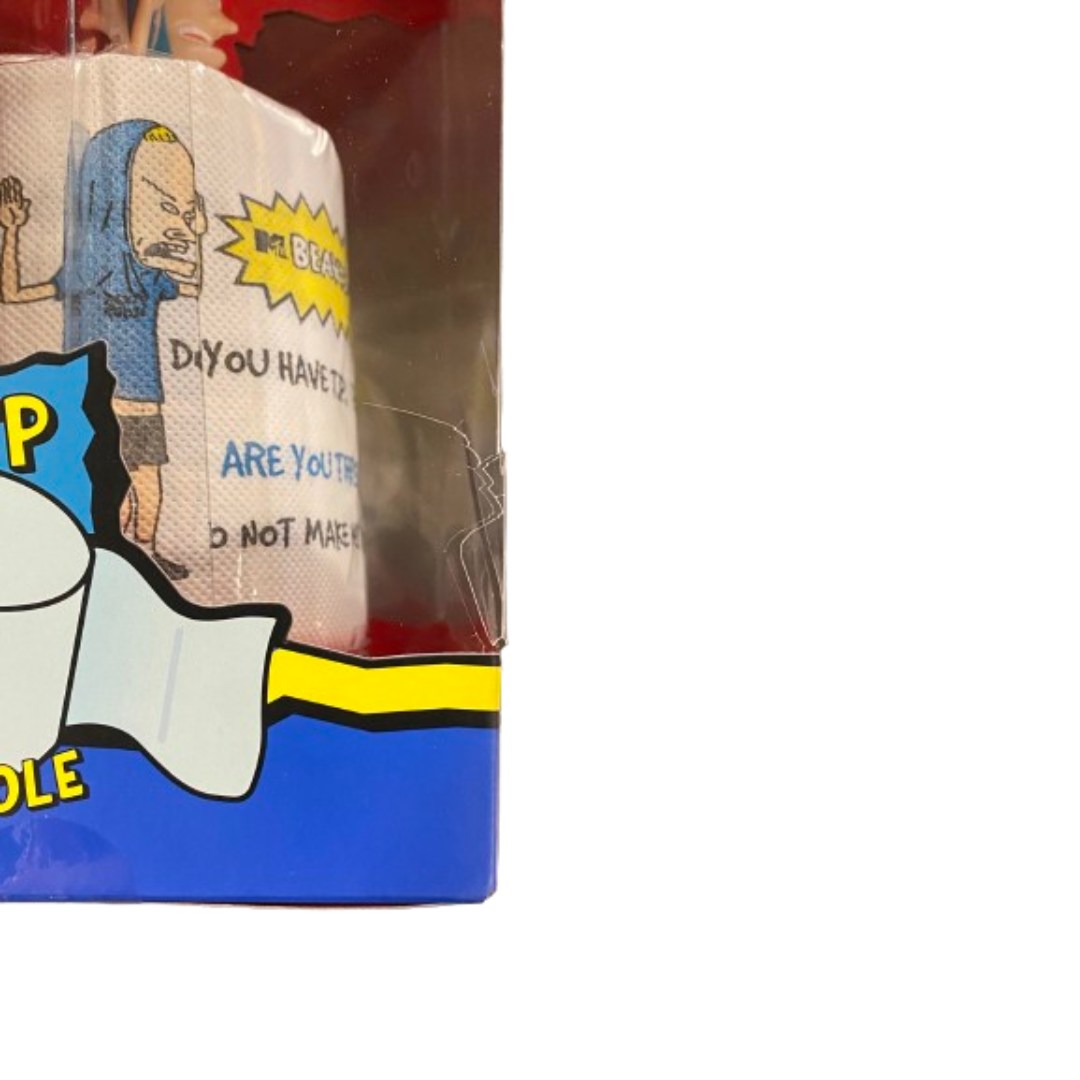 *BLEMISHED* BEAVIS AND BUTT-HEAD REACTION FIGURE WAVE 1 - CORNHOLIO BOXSET WITH TP *BLEMISHED*