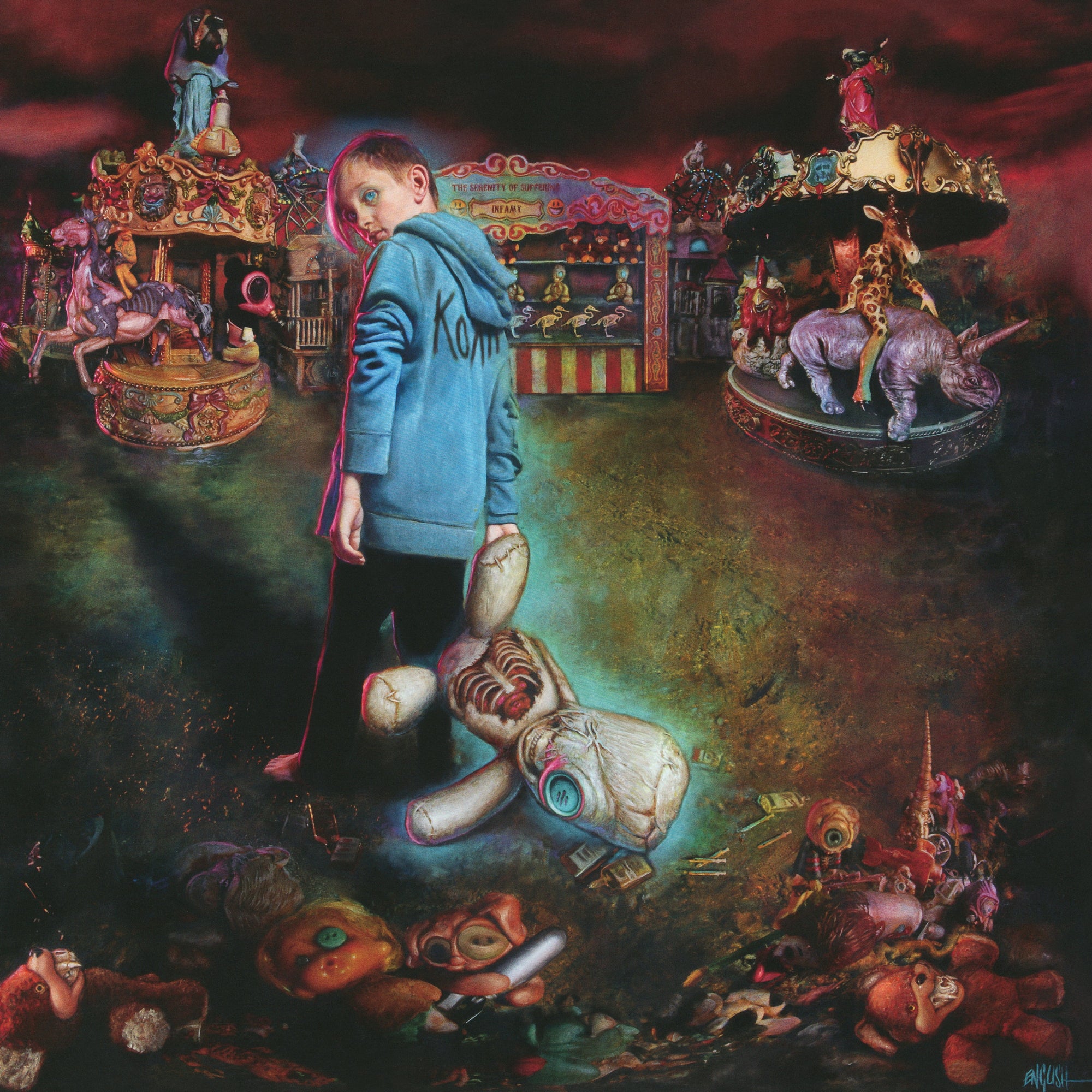GHOSTNOTE Vol.8 レッチリ KORN 特典付 KORN 'THE SERENITY OF SUFFERING' LP