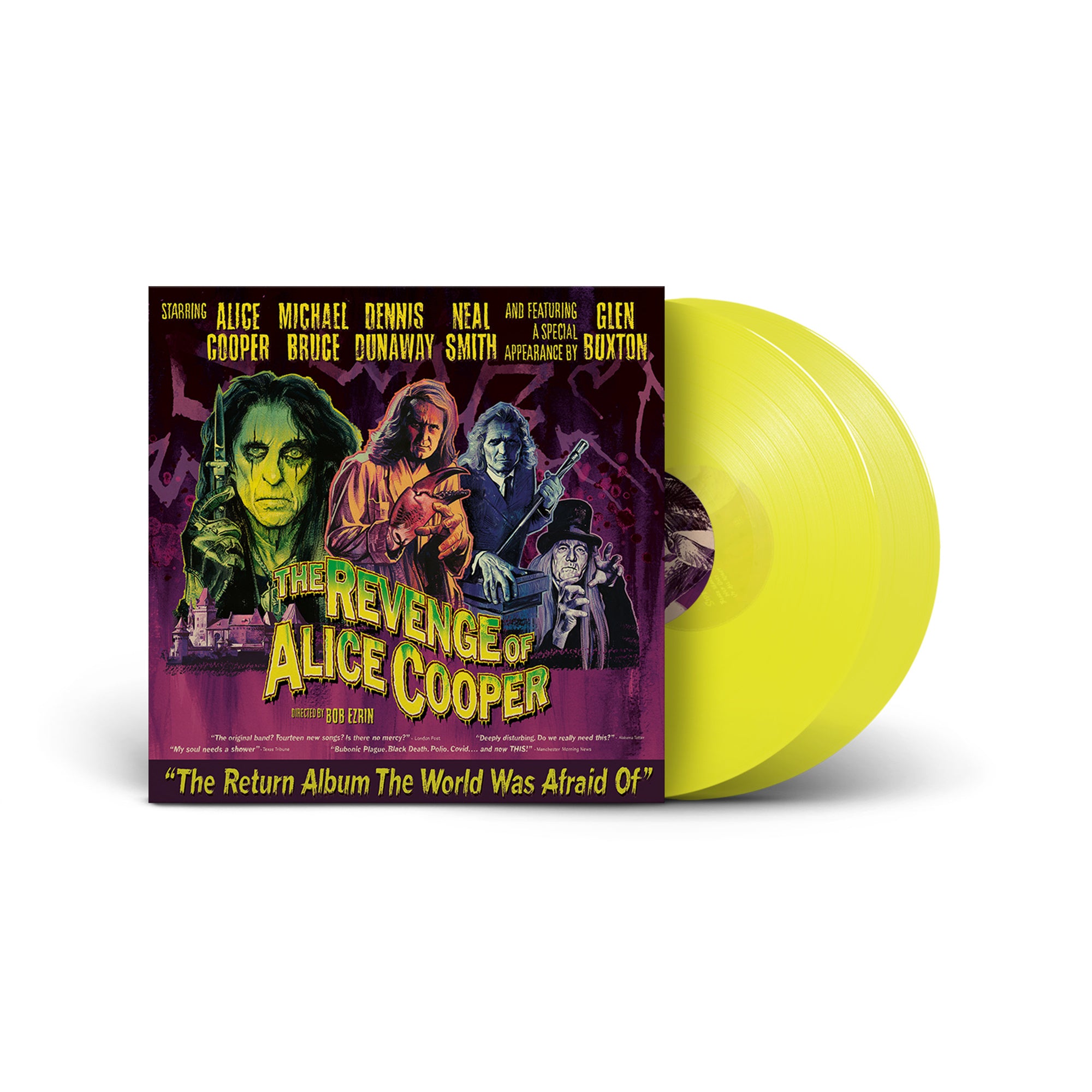 ALICE COOPER 'THE REVENGE OF ALICE COOPER' 2LP (Yellow Vinyl)