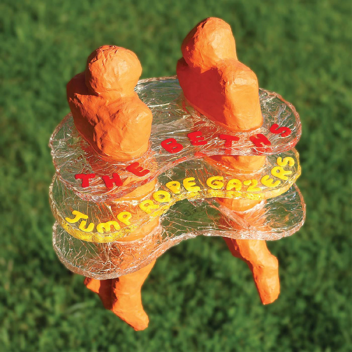 THE BETHS 'JUMP ROPE GAZERS' LP (Beam Of Light Orange On Clear Vinyl)