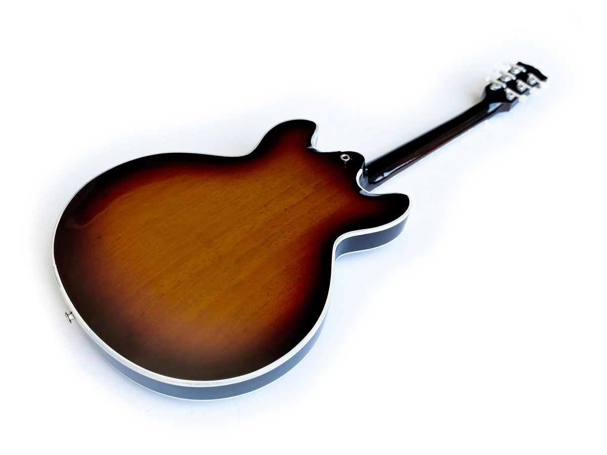 GIBSON ES-335 VINTAGE SUNBURST 1:4 SCALE MINI GUITAR MODEL