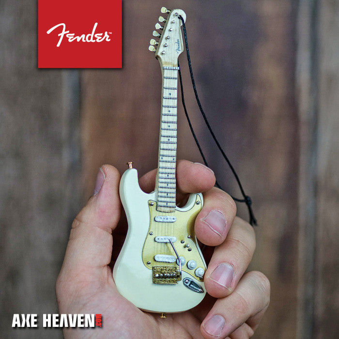 6" FENDER 50S STRATOCASTER GUITAR HOLIDAY ORNAMENT – CREAM