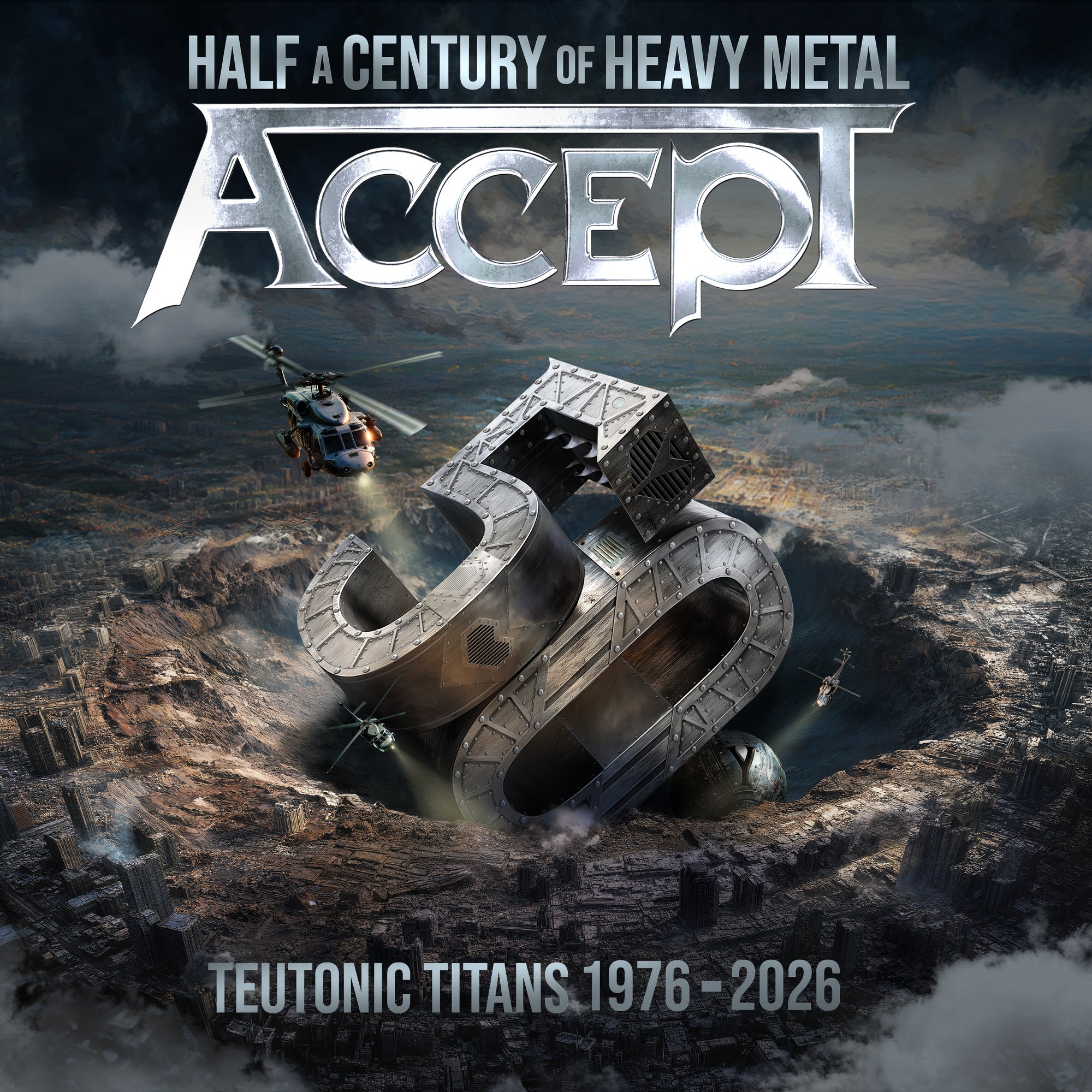 ACCEPT 'TEUTONIC TITANS 1976-2026' 2LP (Turquoise Vinyl)