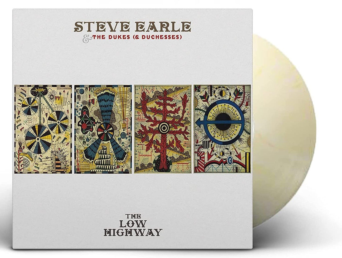 STEVE EARLE & THE DUKES (& DUCHESSES) 'THE LOW HIGHWAY' LP (BUTTER CREAM VINYL)