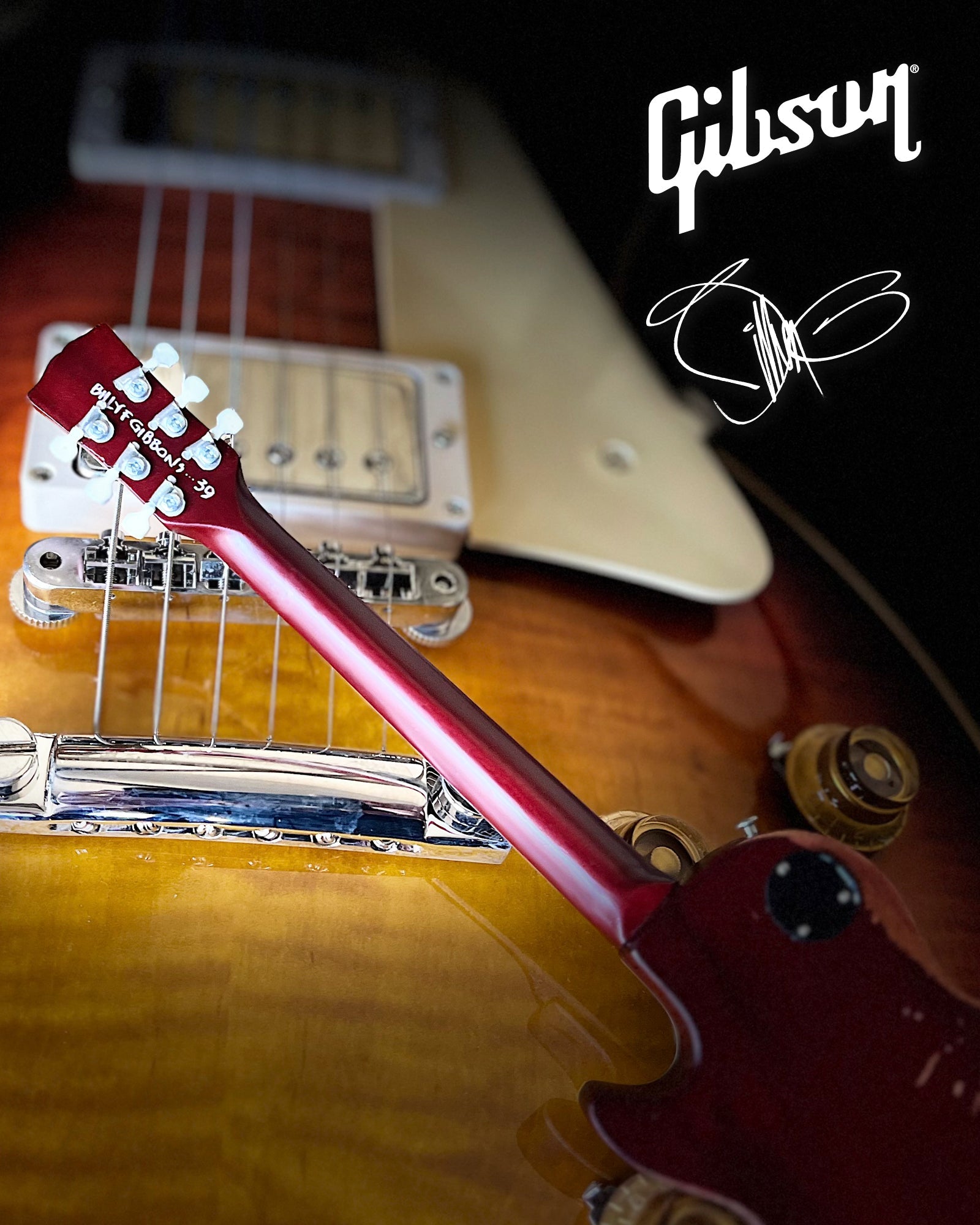 BILLY F GIBBONS OFFICIALLY LICENSED SIGNATURE MINI GUITAR MODEL COLLECTION - SET OF 3