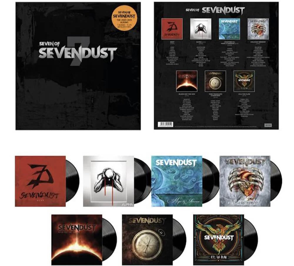 SEVENDUST 'SEVEN OF SEVENDUST' 9LP BOX SET