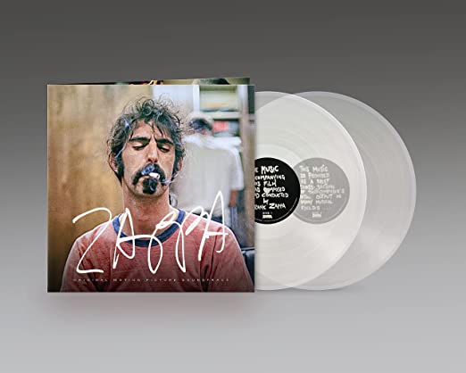 FRANK ZAPPA 'ZAPPA ORIGINAL MOTION PICTURE SOUNDTRACK' 2LP (Crystal Clear Vinyl)