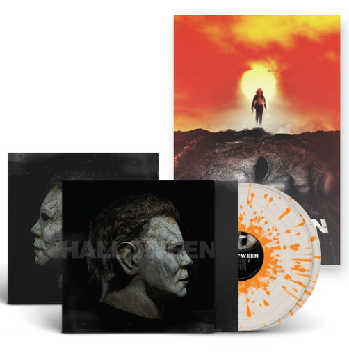 HALLOWEEN SOUNDTRACK 2LP (Music by John Carpenter, Art Edition, Bone White w/Orange Splatter Vinyl)