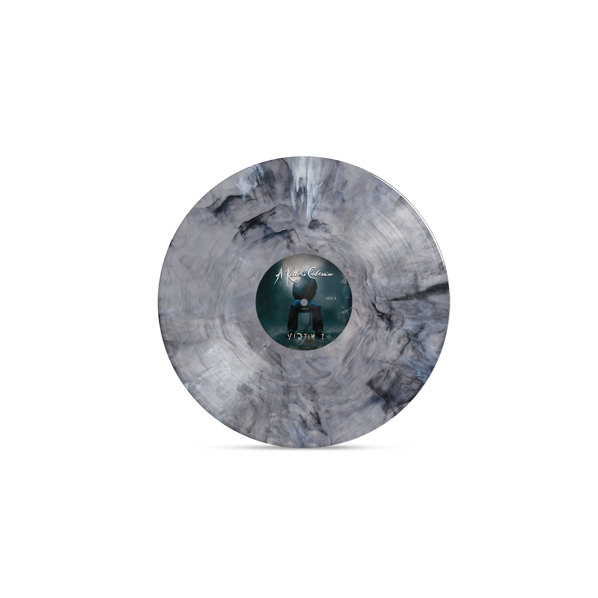 A KILLER'S CONFESSION 'VICTIM 1' LP (Bleach Mix Translucent Vinyl)