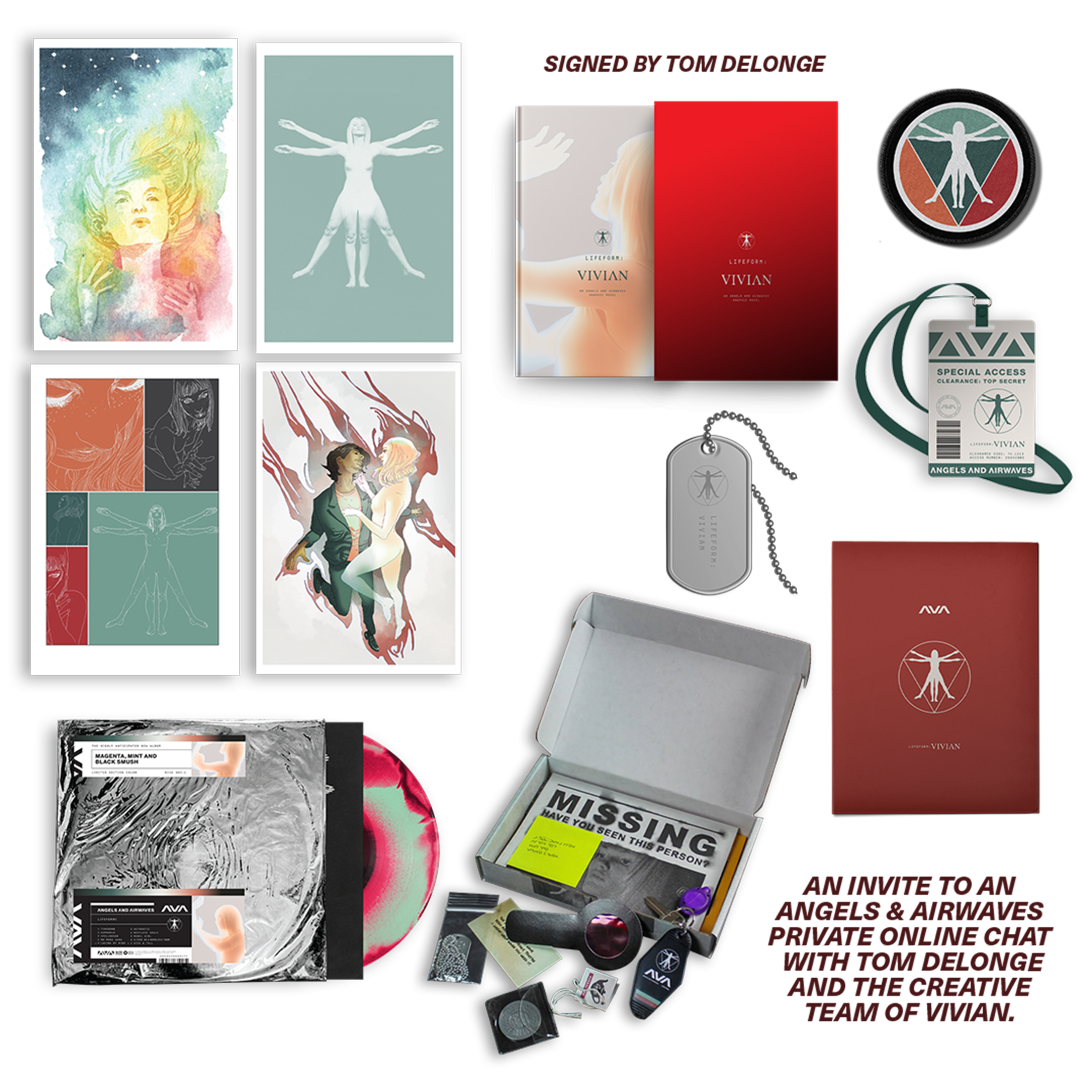LIFEFORM: VIVIAN AN ANGELS & AIRWAVES GRAPHIC NOVEL
