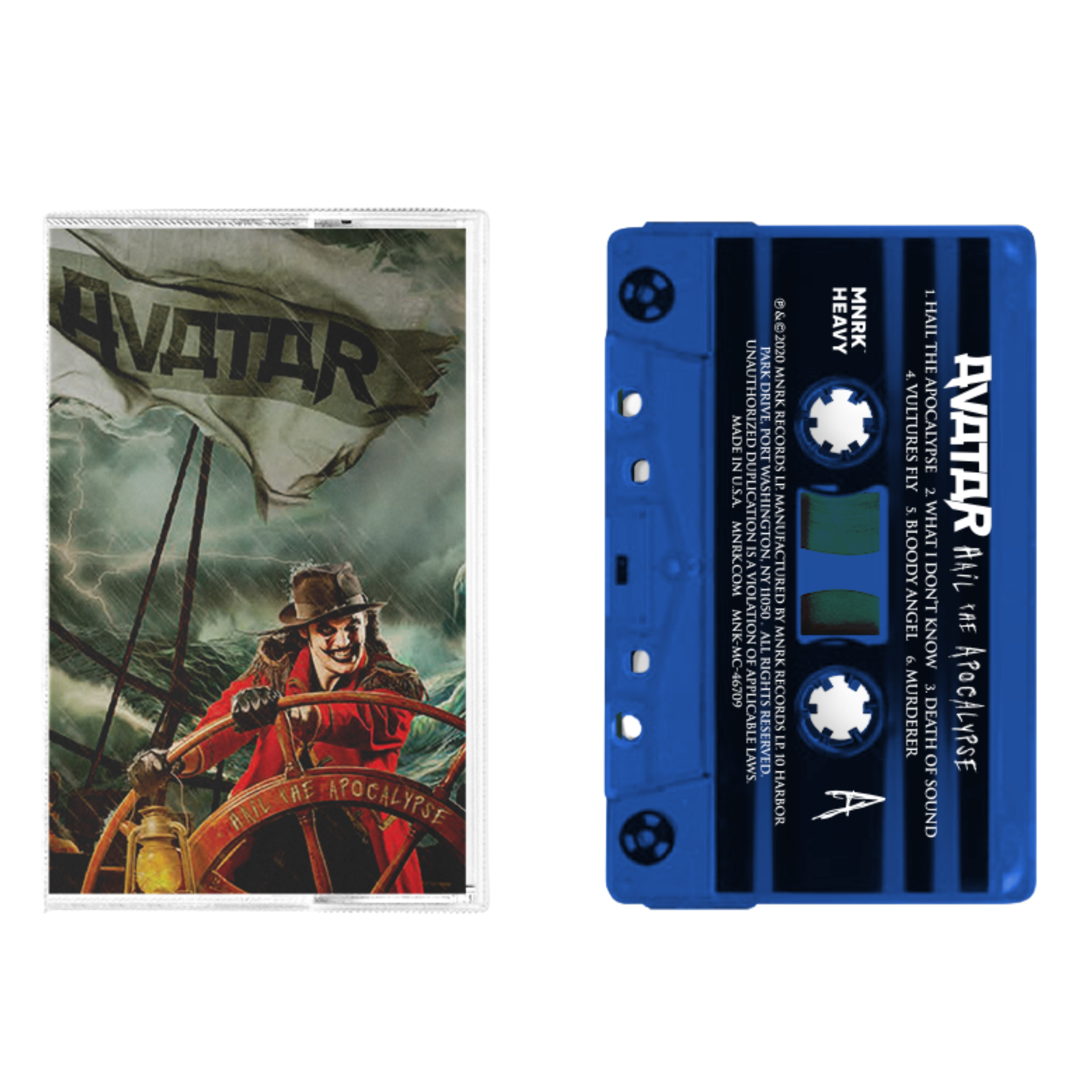 AVATAR 'HAIL THE APOCALYPSE' CASSETTE (Blue)