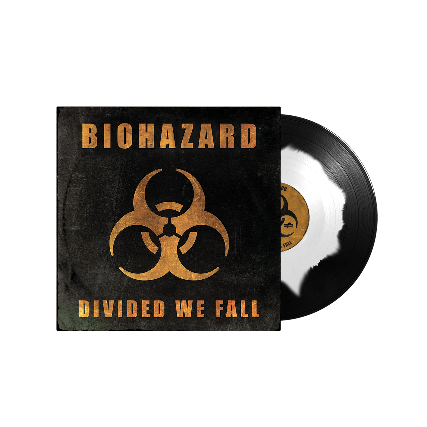 BIOHAZARD 'DIVIDED WE FALL' LP (Exclusive – Limited to 400, White/Blac