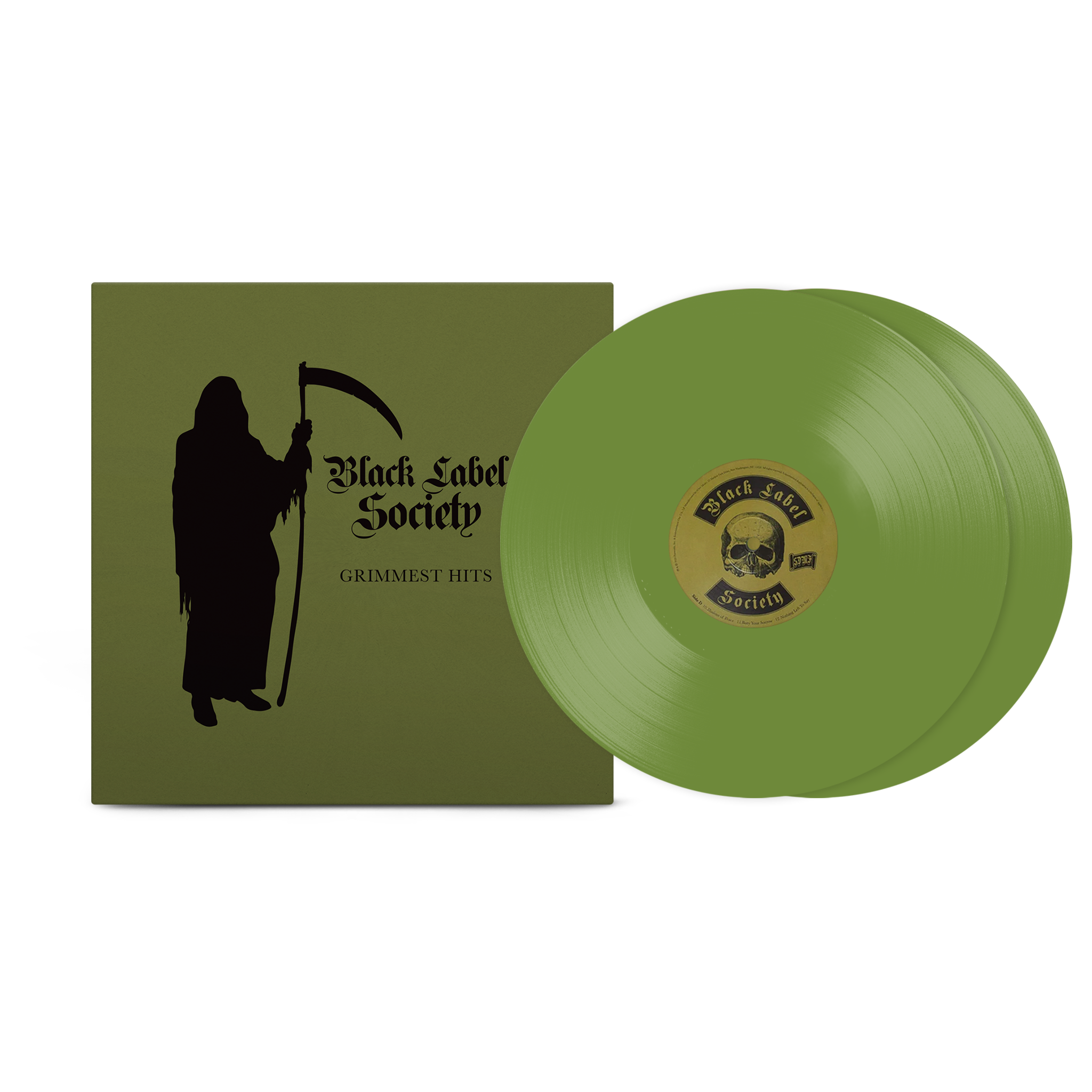 BLACK LABEL SOCIETY 'GRIMMEST HITS' 2LP (Forest Green Vinyl)