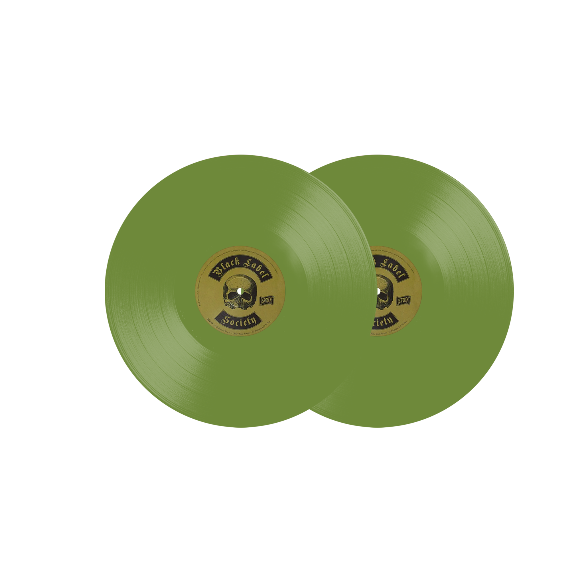 BLACK LABEL SOCIETY 'GRIMMEST HITS' 2LP (Forest Green Vinyl)