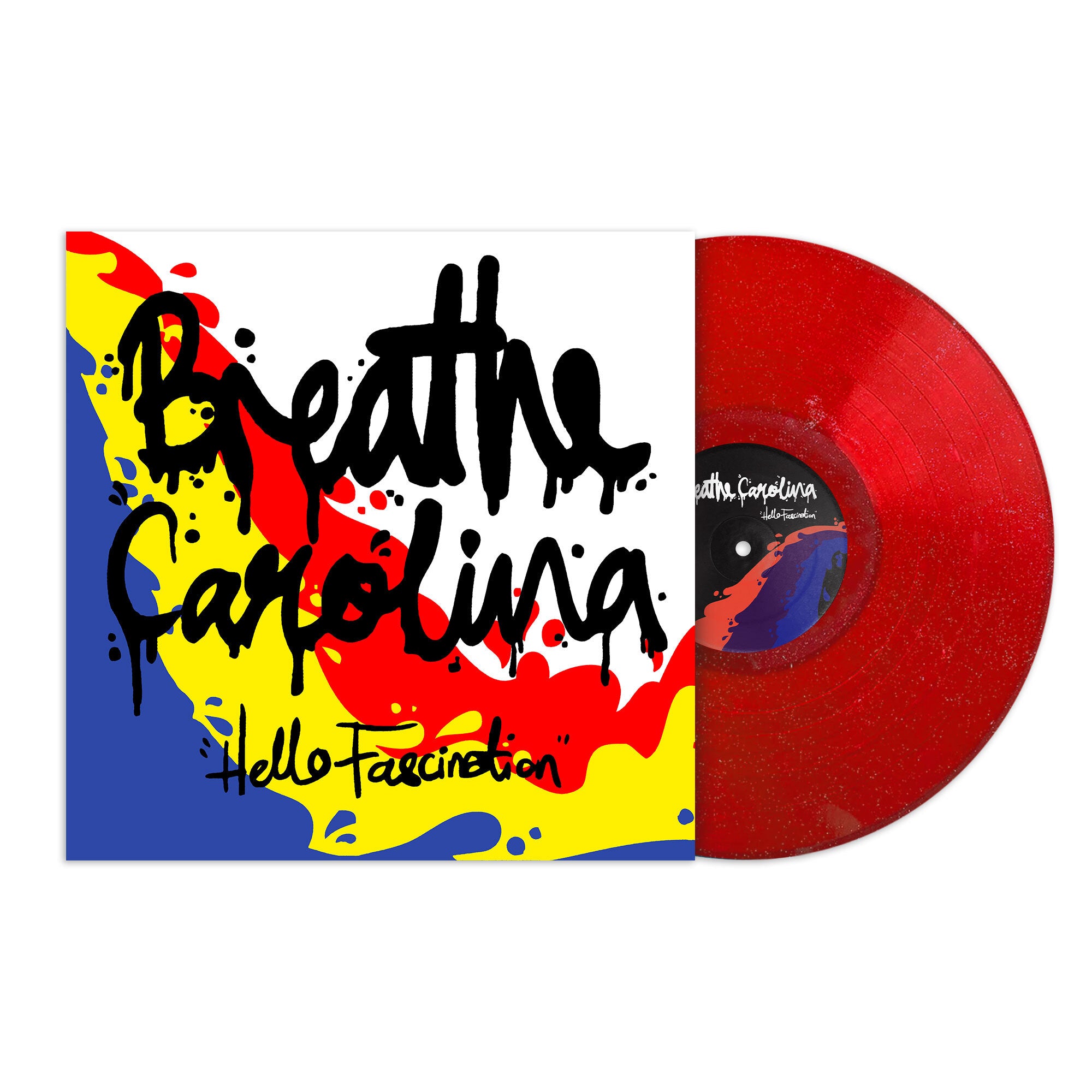BREATHE CAROLINA ‘HELLO FASCINATION’ LP (Exclusive – Limited to 200, Ruby Glitter Vinyl)