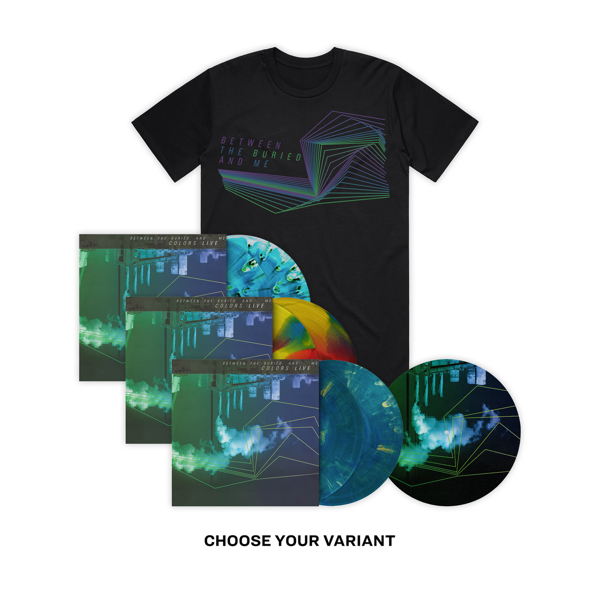BETWEEN THE BURIED AND ME ‘COLORS_LIVE’ 2LP - BUILD YOUR OWN BUNDLE