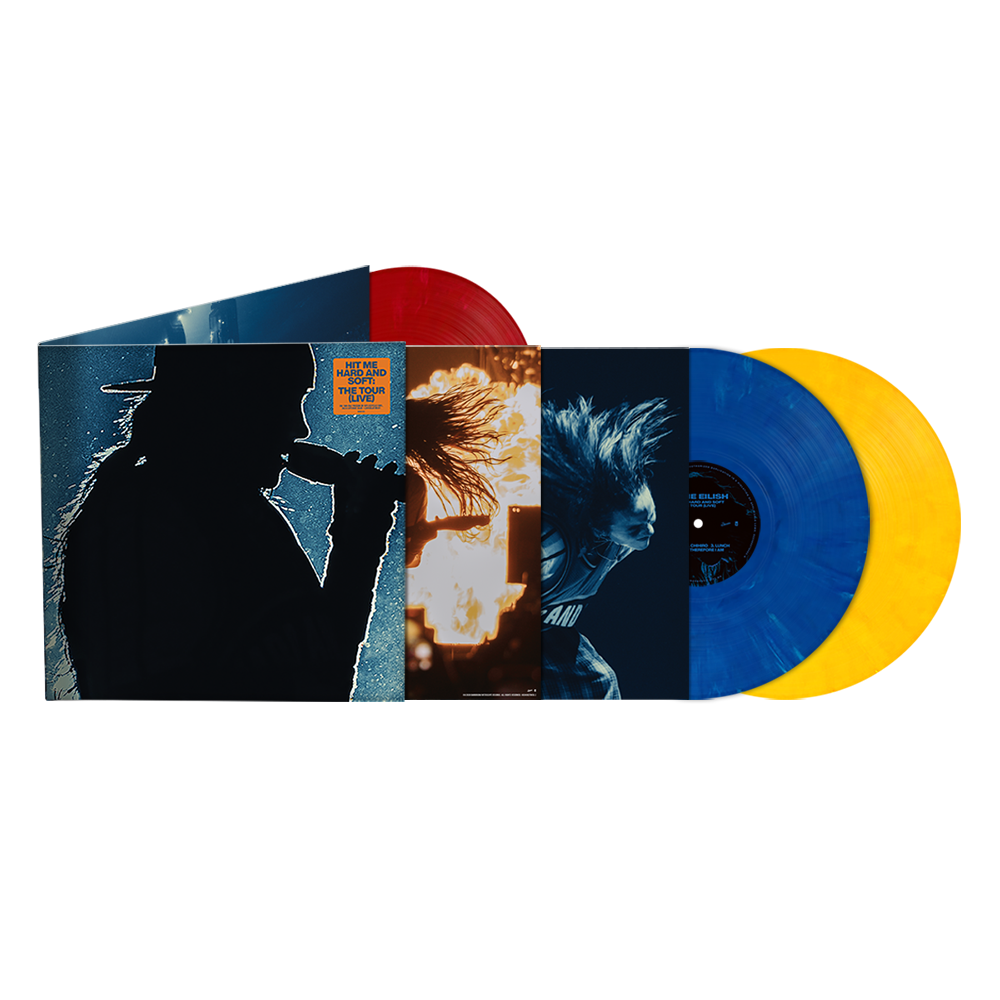 BILLIE EILISH 'HIT ME HARD AND SOFT: THE TOUR (LIVE)' 3LP (Recycled Color Vinyl)