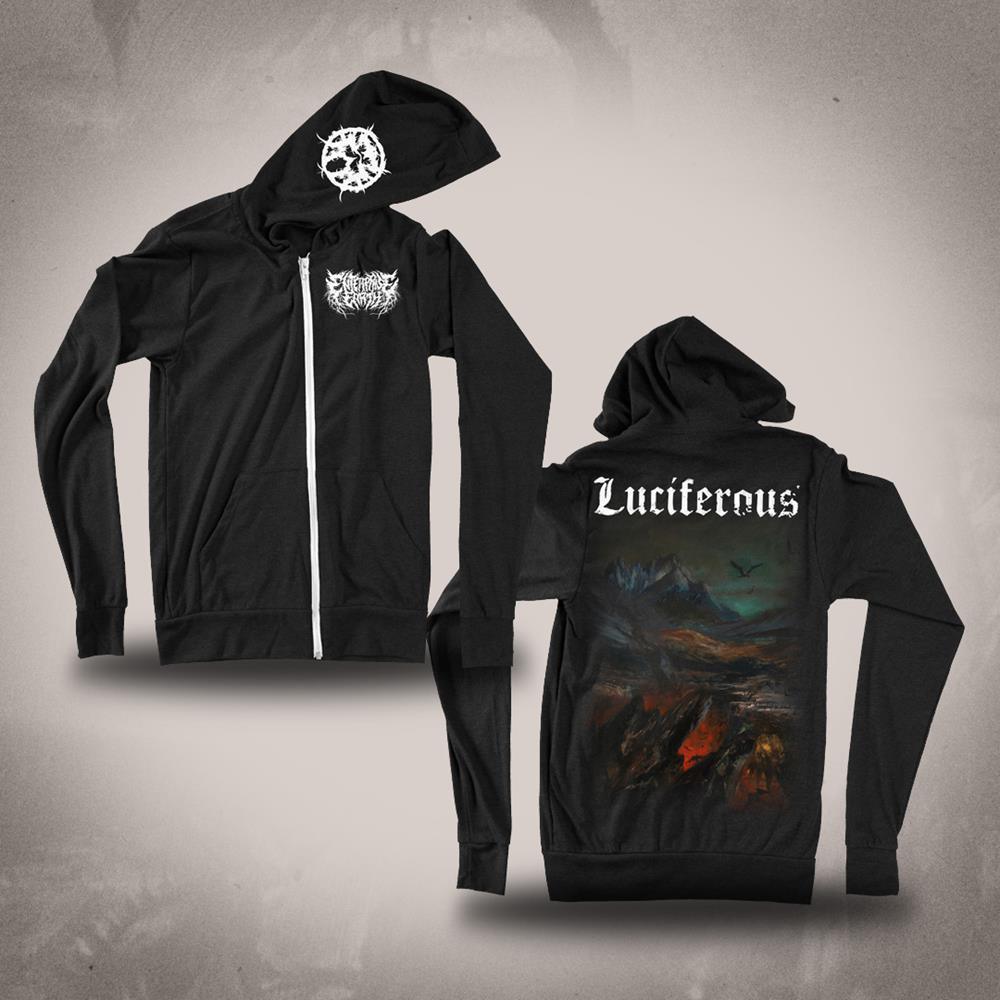 ENTERPRISE EARTH "ENTERPRISE EARTH" BLACK ZIP-UP HOODIE