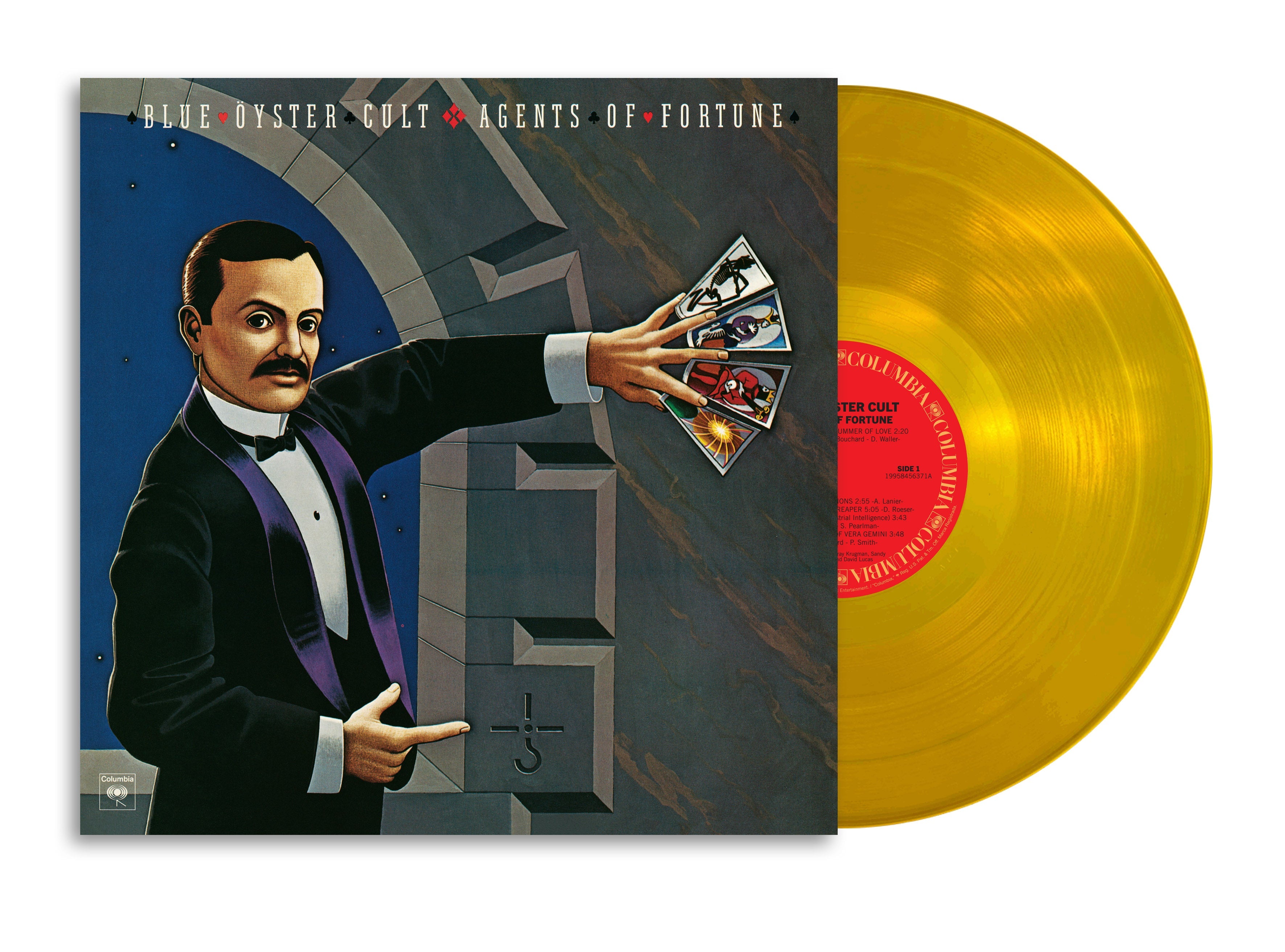 SOLO OF FORTUNE Vol. 10 No. 5　レア BLUE OYSTER CULT 'AGENTS OF FORTUNE' LP (50th Anniversary, Gold Vinyl)