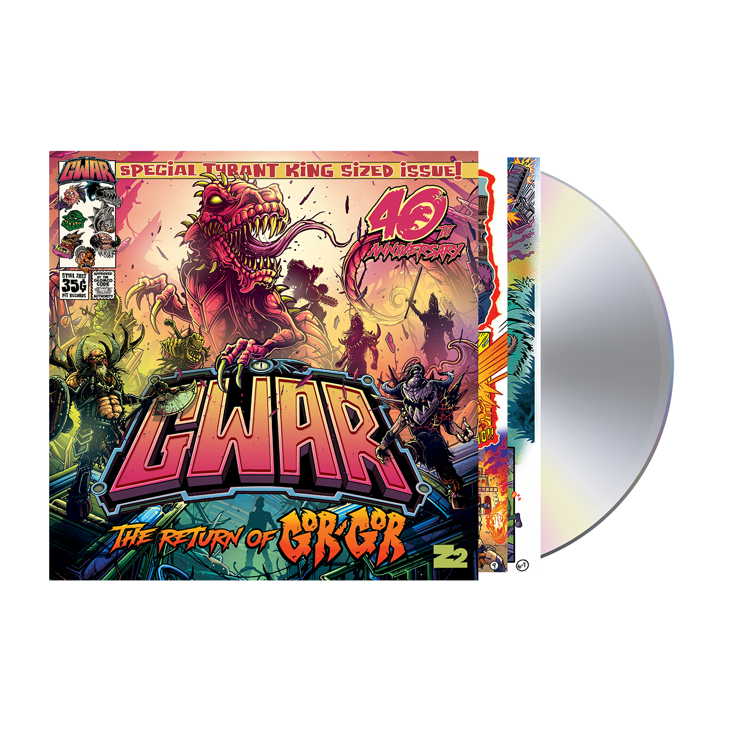 GWAR 'THE RETURN OF GOR GOR' CD