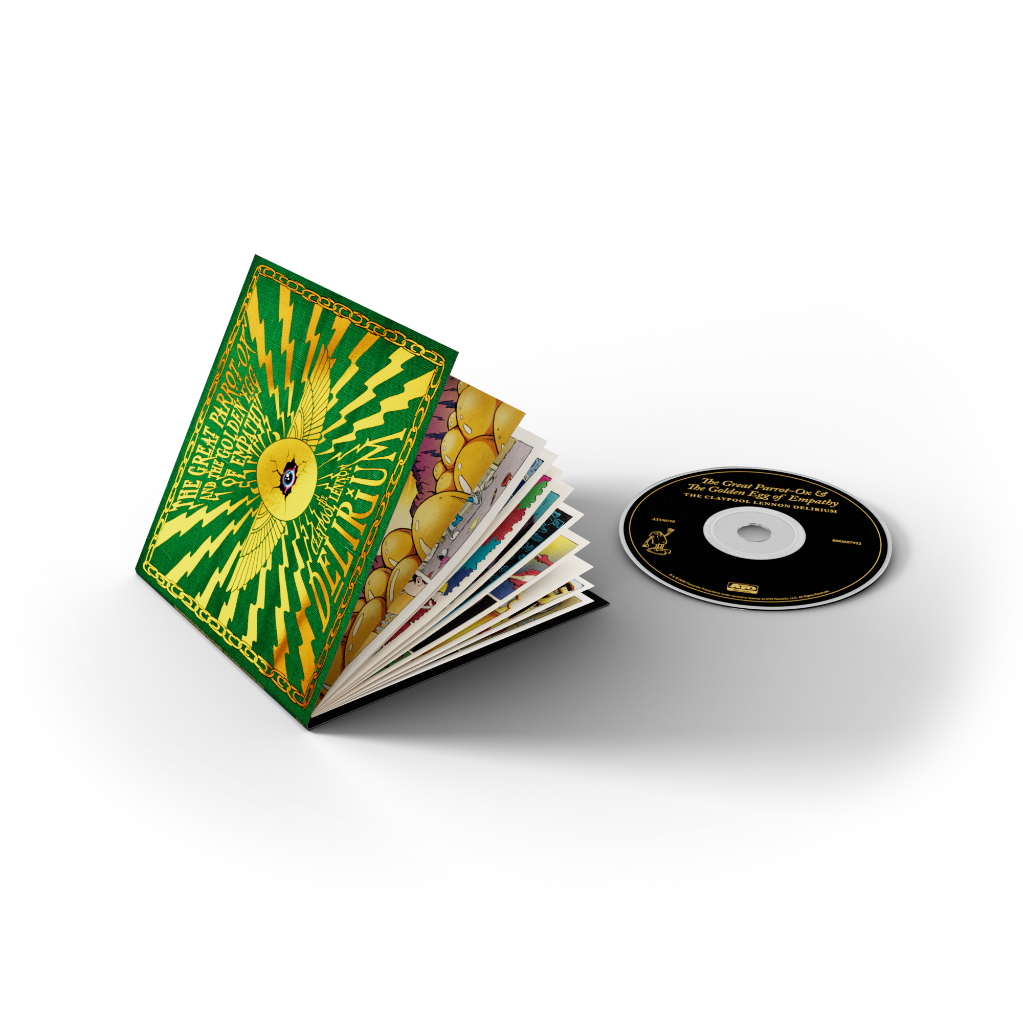 THE CLAYPOOL-LENNON DELIRIUM ‘THE GREAT PARROT-OX AND THE GOLDEN EGG OF EMPATHY’ CD + 24-PAGE COMIC BOOK