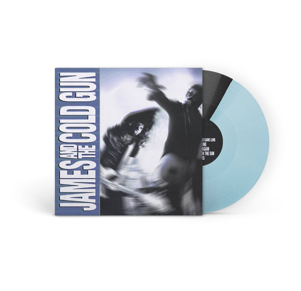 JAMES AND THE COLD GUN 'S/T' LP (Baby Blue/Black Split Vinyl)