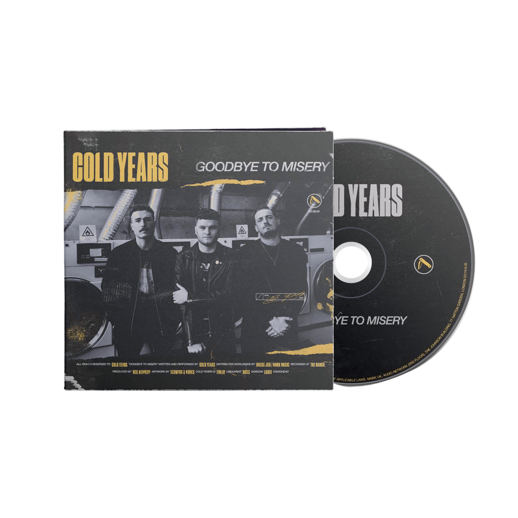 COLD YEARS 'GOODBYE TO MISERY' CD