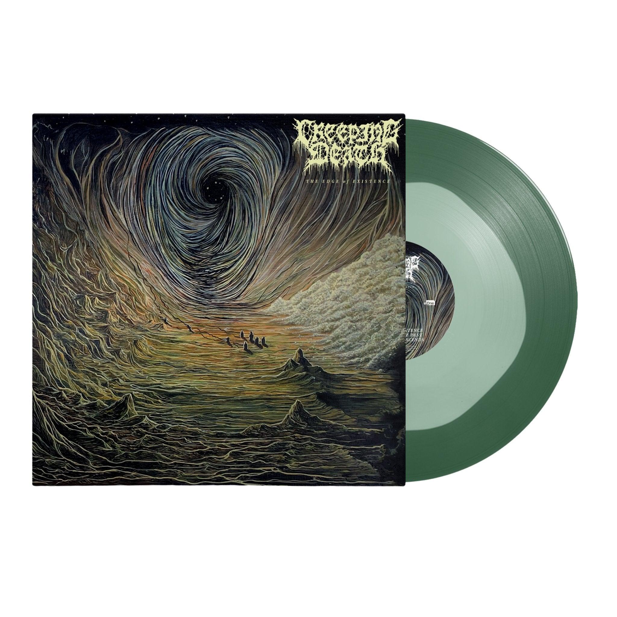 CREEPING DEATH 'THE EDGE OF EXISTENCE' LP (Coke Bottle & Evergreen Color In Color Vinyl)