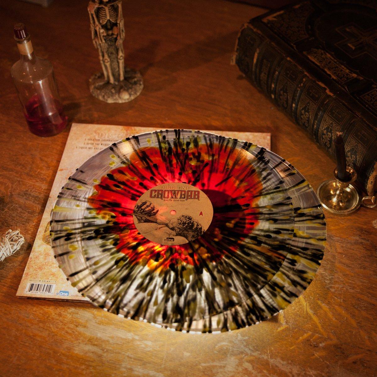 CROWBAR 'SEVER THE WICKED HAND' 10TH ANNIVERSARY LP (Blood In Clear w/ Black & Yellow Splatter Vinyl)Crowbar - Sever The Wicked Hand Splatter 10th Anniversary Vinyl