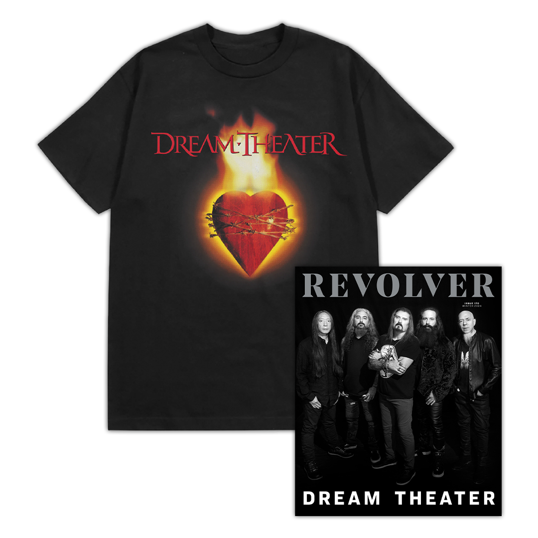 DREAM THEATER X REVOLVER BUNDLE – WINTER 2024 ISSUE & EXCLUSIVE T-SHIRT