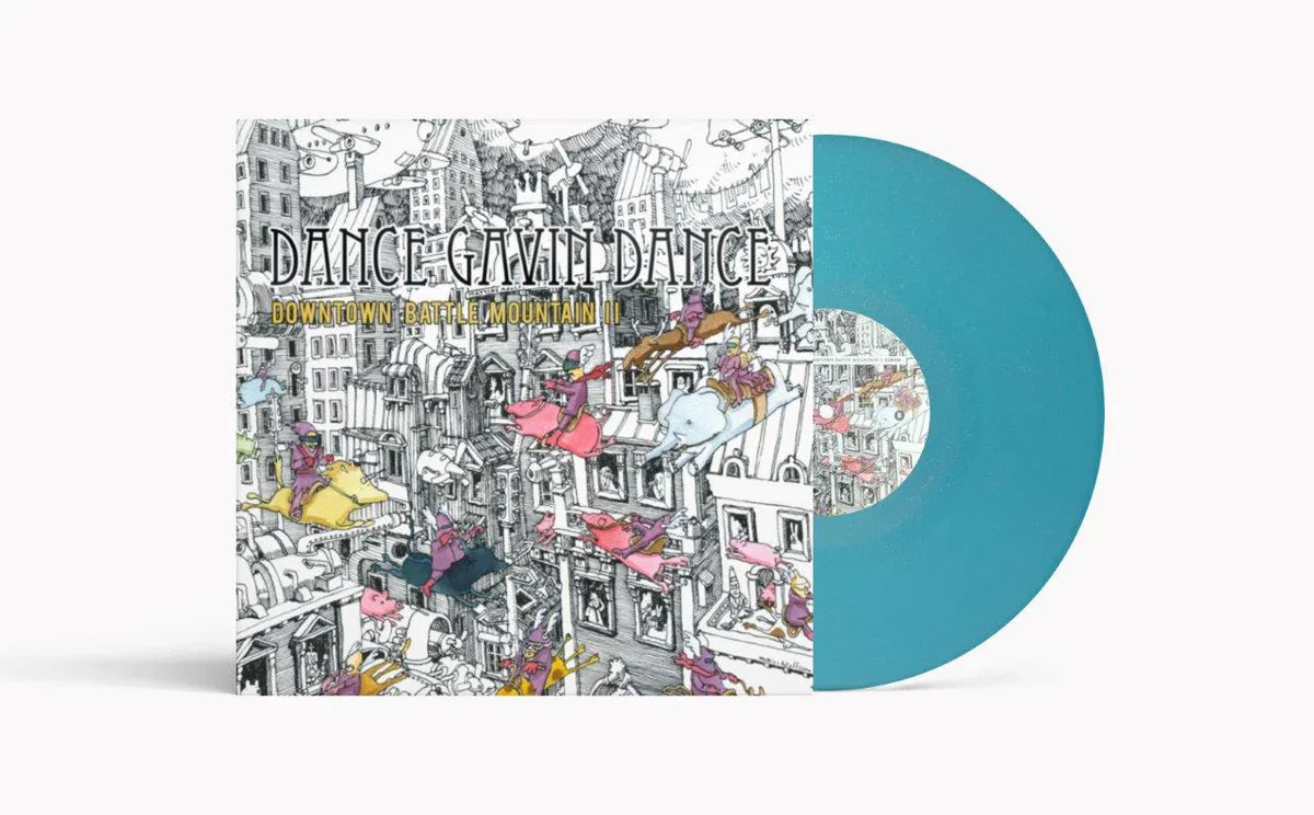 DANCE GAVIN DANCE 'DOWNTOWN BATTLE MOUNTAIN II' LP (15th Anniversary, Light Blue Glitter Vinyl)