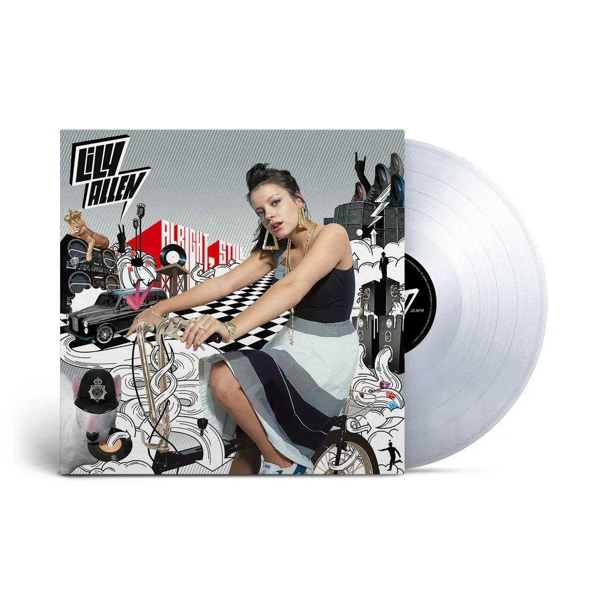 LILY ALLEN'ALRIGHT, STILL' LP (Limited, Clear Vinyl)
