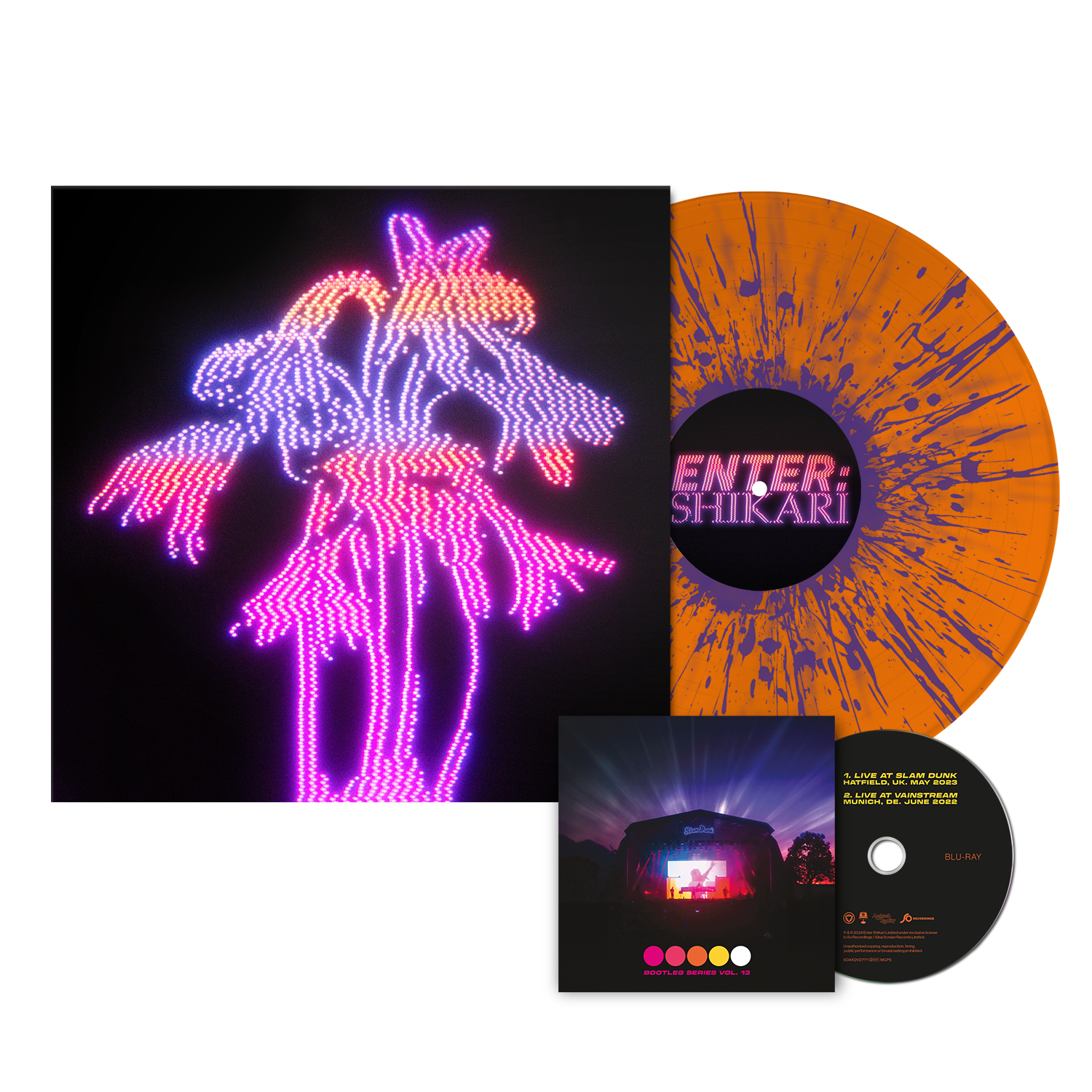 ENTER SHIKARI 'DANCING ON THE FRONTLINE' LP + BLU-RAY (Limited Edition ENTER SHIKARI 'DANCING ON THE FRONTLINE' LP + BLU-RAY (Limited Edition