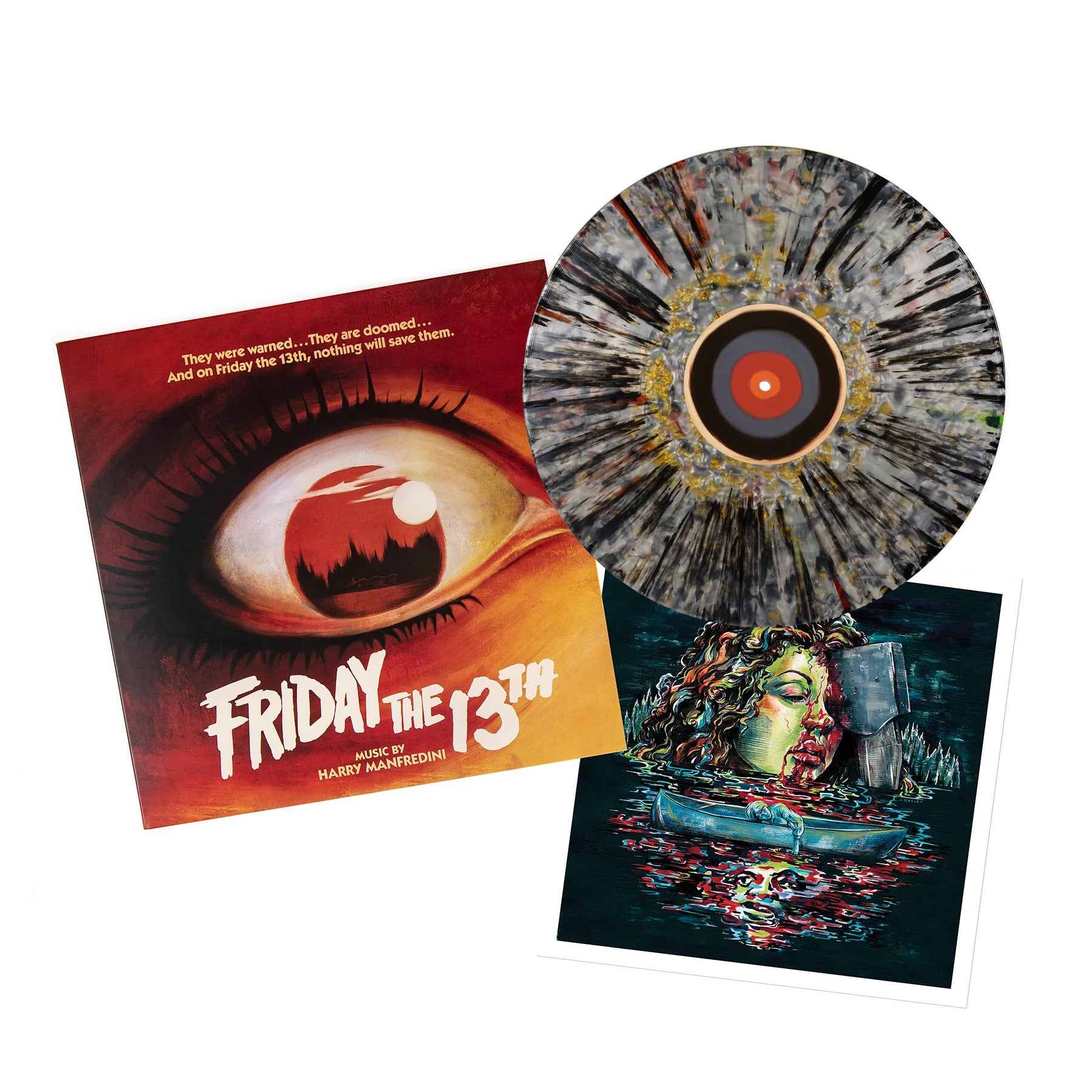 FRIDAY THE 13TH SOUNDTRACK LP (Color Vinyl, Music by Harry Manfredini)