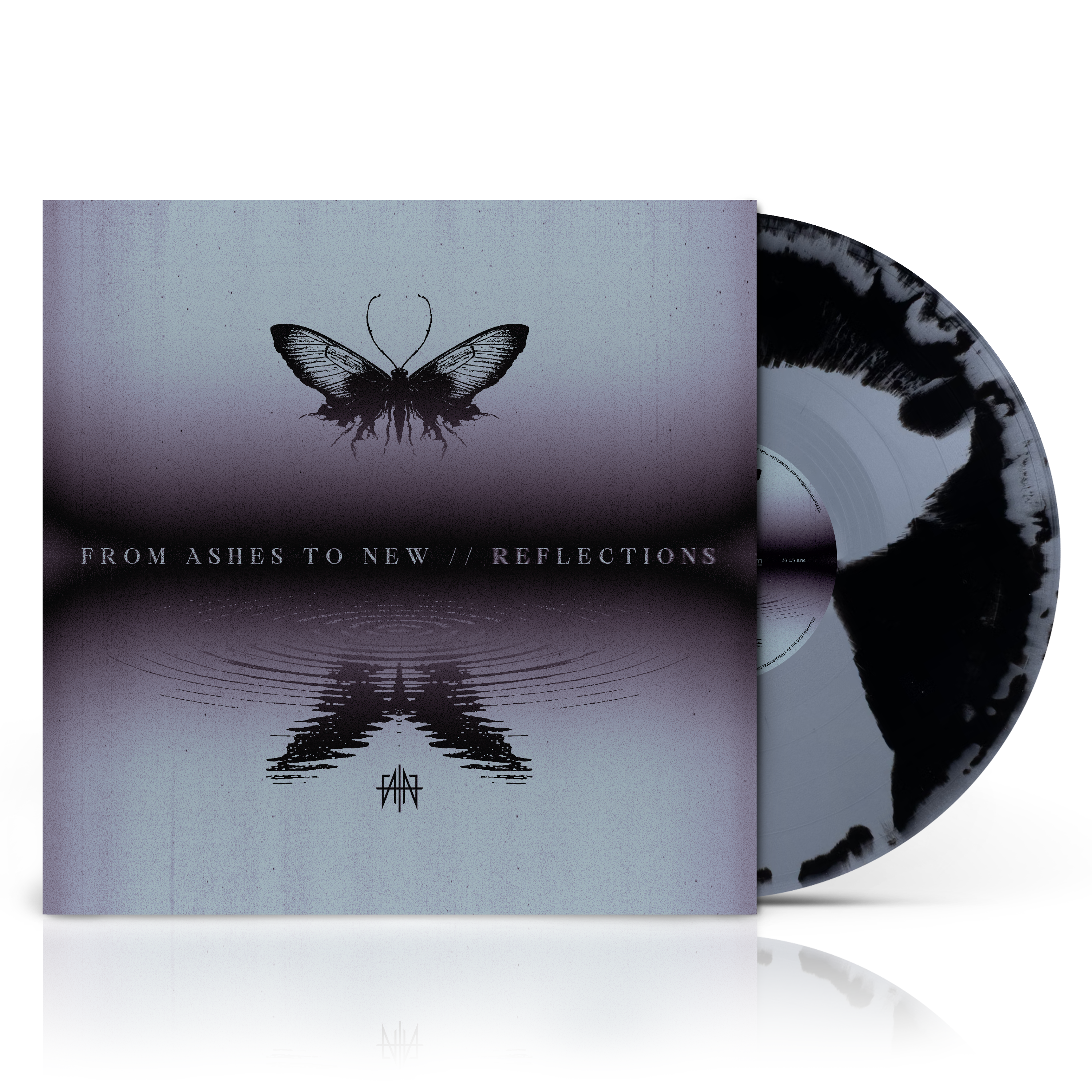 FROM ASHES TO NEW ‘REFLECTIONS’ LP (Exclusive – Limited to 200, Silver & Black A-Side/B-Side Vinyl)