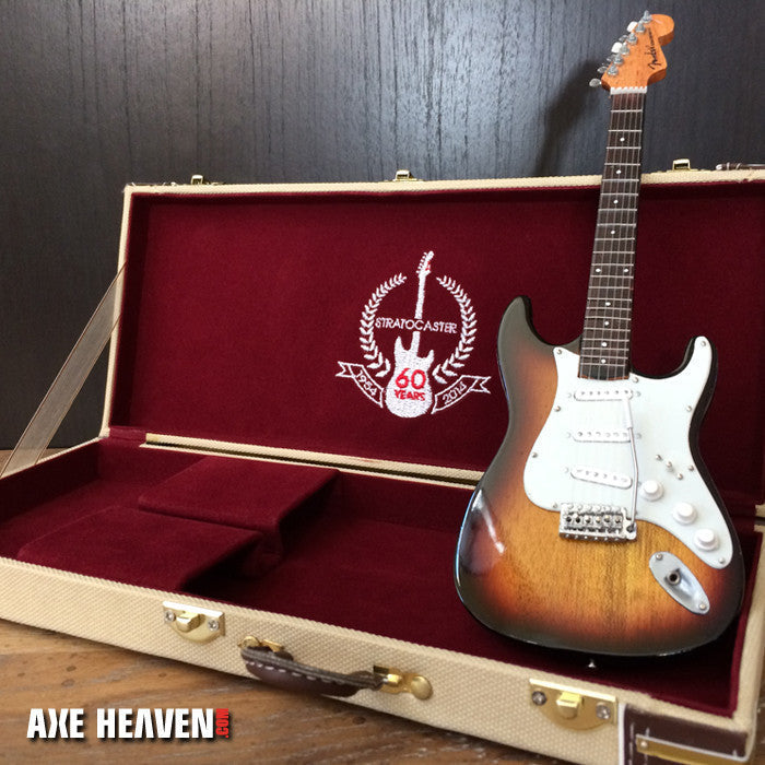 MINI FENDER™ 60TH ANNIVERSARY STRAT GUITAR CASE WITH EMBROIDERED LOGO