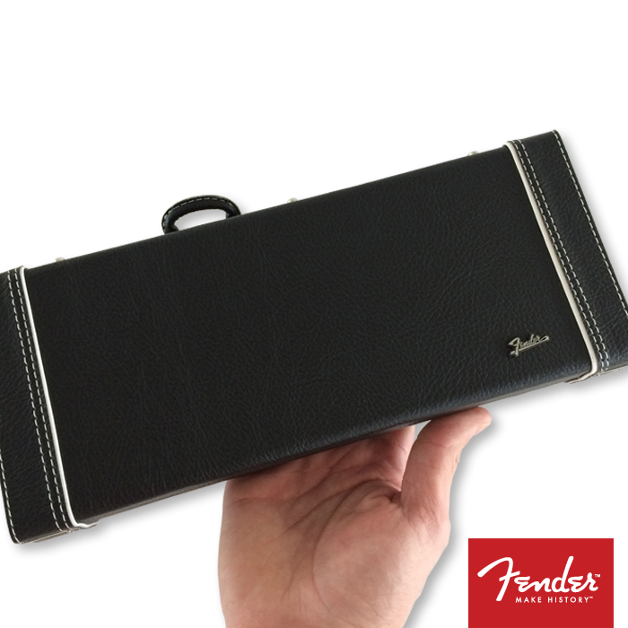 FENDER™ MINIATURE BLACK GUITAR CASE WITH DIECAST LOGO
