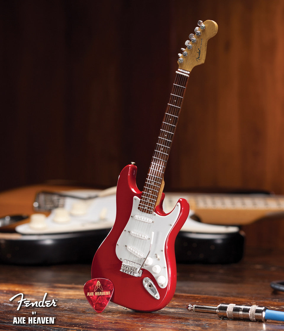 FENDER™ STRAT™ RED - OFFICIALLY LICENSED MINIATURE GUITAR REPLICA