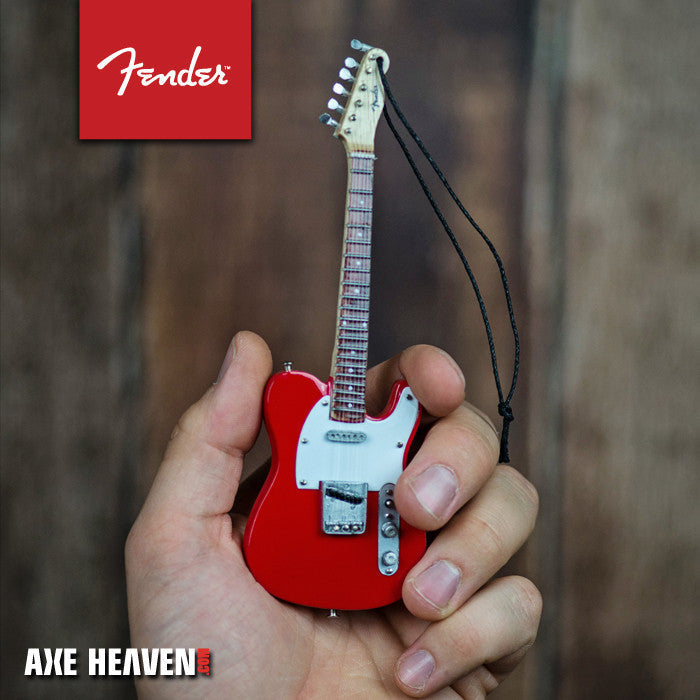 6” FENDER 50S RED TELECASTER MINI GUITAR ORNAMENT