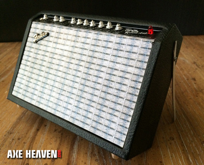 MINIATURE FENDER TWIN-REVERB ORNAMENTAL AMP MODEL - OFFICIALLY LICENSED