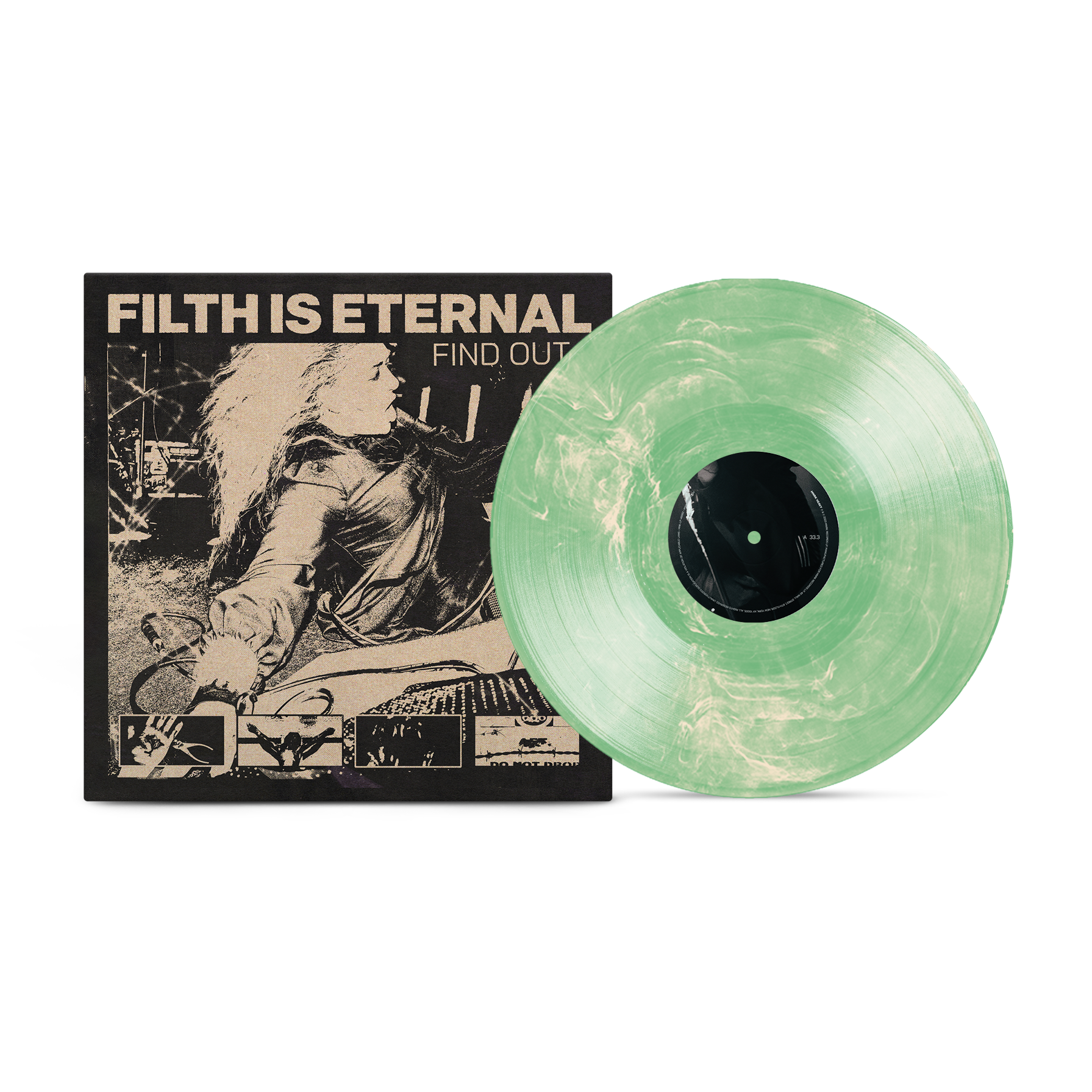 FILTH IS ETERNAL 'FIND OUT' LP (Marble Vinyl)