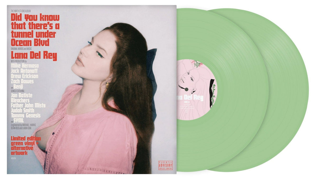 LANA DEL REY 'DID YOU KNOW THAT THERE'S A TUNNEL UNDER OCEAN BLVD' 2LP (Limited Edition, Green Vinyl)