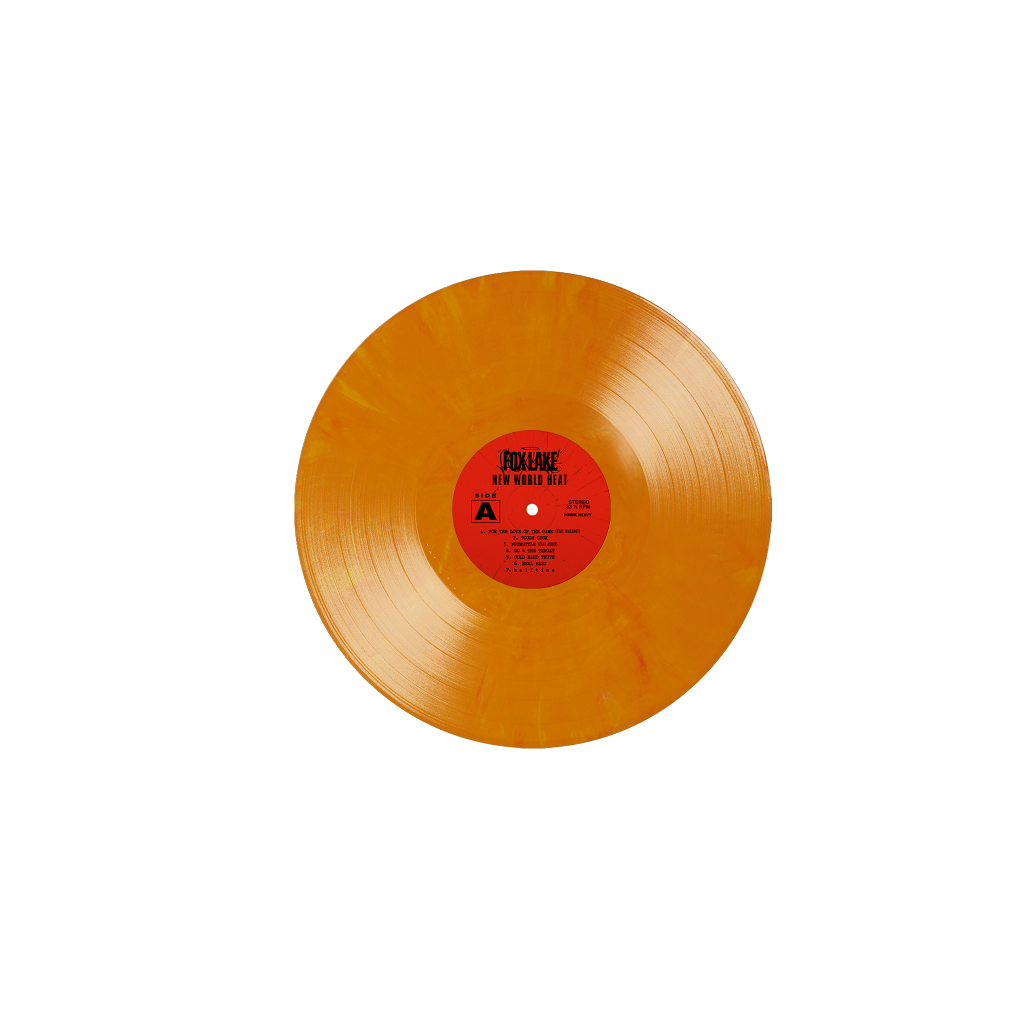 FOX LAKE 'NEW WORLD HEAT' LP (Citrus Eco Mix Vinyl)